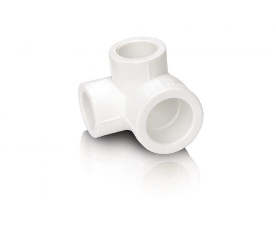 Угловой переходной тройник Blue Ocean полипропиленовый, 20х25х20, 90 градусов PPRF/90RET(W)-20х25х20 