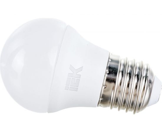 Лампа IEK LED G45 шар 7Вт 230В 4000К E27 3шт/упак LLE-G45-07-230-40-E27-3 