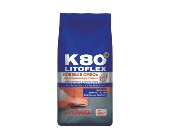 Клеевая смесь LITOKOL LitoFlex K80 5 кг 75100004 