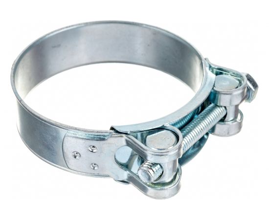 Силовой хомут Nord-Yada Д: 74-79 мм, Ш: 24 мм, Т: 1.5 мм, болт: М8х70, оцинкованная сталь 906000 – изображение 2