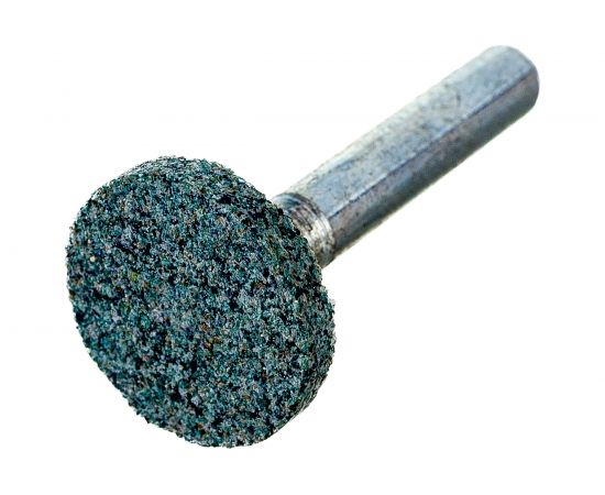 Головка абразивная с хвостовиком AW(ГЦ) 20x3х6 мм, 63C, F60(25Н), O(СТ1) CNIC 50612 – изображение 2