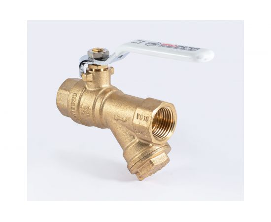 Шаровой кран PROFACTOR с фильтром PF STANDARD ручка рычаг в/в 1/2 PF BYS 330 – изображение 3