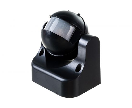 ИК датчик движения EKF, настенный 1200Вт 180гр до 12м IP44 MS-39b черный PROxima dd-ms-39b – изображение 3