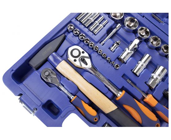 Набор инструмента HELFER 1/2Dr и 1/4Dr 72 предмета HF000014 – изображение 3