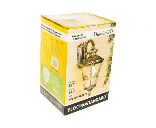 Садово-парковый светильник Elektrostandard GLYF-8046D / черное золото a028001 – изображение 3