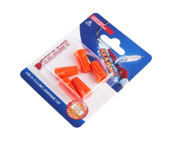 Соединительный изолирующий зажим REXANT СИЗ-3, 1,5-6 мм2, оранжевый, 5 шт 06-0232-A5 – изображение 3