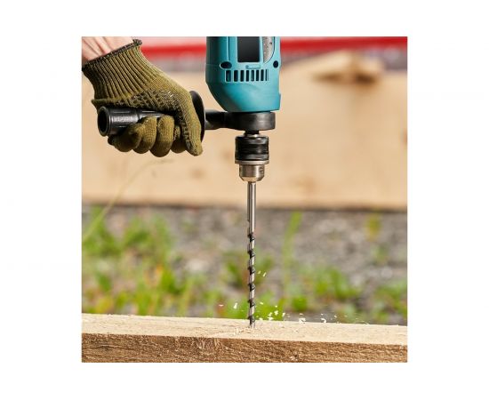 Сверло винтовое по дереву (10x230 мм; шестигранный хвостовик) KRANZ KR-91-0692 – изображение 4