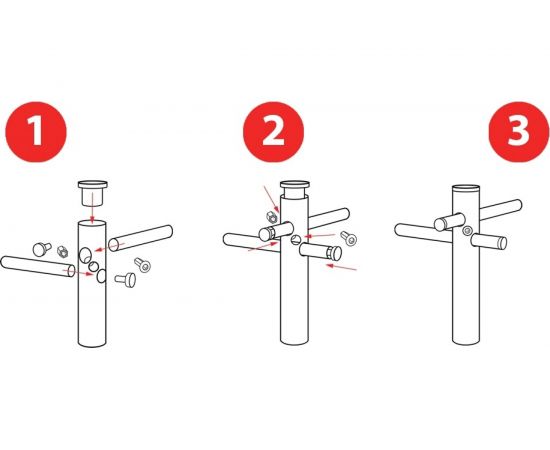 Ограждение GRILLUX Pillar 800x800 мм ВЗР2521 – изображение 4