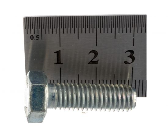 Болты МТК DIN 933 полная резьба 5.8 оцинк. 1 кг (примерно 77 шт) 8,0 x 25 114841 – изображение 4