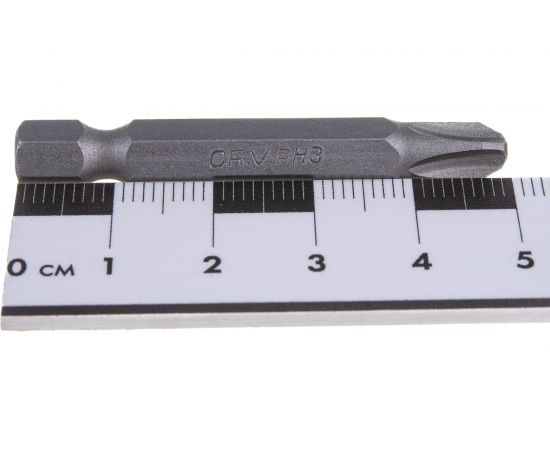 Бита крестовая (РН3x50 мм; CrV; Е1/4"") CNIC 55161 – изображение 4