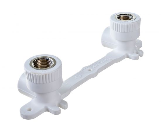 Водорозетки на планке Blue Ocean двойная ВР- 20х1/2 PPRF/ITWMD90E(W)-20х1/2" – изображение 4