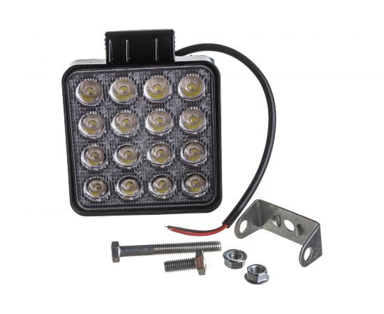 Фара рабочего света Nord-Yada 48Вт квадрат 16 диодов ближний 106х106х47 904841 – изображение 4