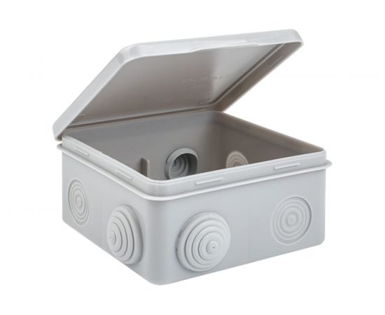 Распаячная коробка EKF, КМР-030-031 с крышкой, наружная, 7 мембранных вводов, IP54 розничный стикер plc-kmr-030-031-r – изображение 5