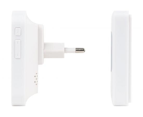 Дверной звонок ЭРА C95 беспроводной, от сети, белый, 52 мелодии Б0054088 – изображение 5