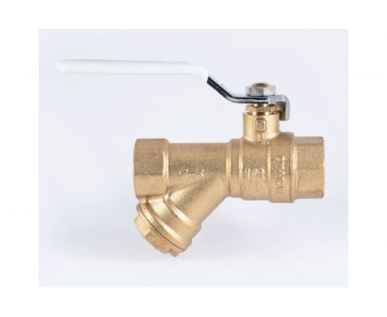 Шаровой кран PROFACTOR с фильтром PF STANDARD ручка рычаг в/в 1/2 PF BYS 330 – изображение 5