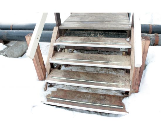 Ступень с алюминиевым кантом Lucky Guy 1200x300 мм, влагостойкая фанера 030 01 1200300 БФ – изображение 7