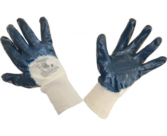 Нитриловые перчатки Элит-Профи, лайт, синие, размер 10 N5002-B 