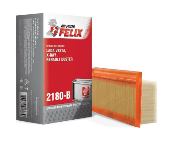 Фильтр воздушный 2180 В для LADA Vesta/X-Ray/Largus FELIX 410030169 