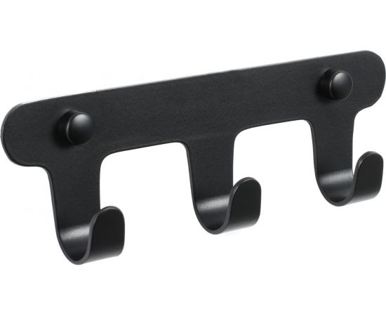 Планка с 3 крючками FIXSEN черный FX-805B-3 