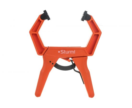 Струбцина Sturm клещеобразная с храповым механизмом, длина 226мм, зев 75мм 1078-09-075 