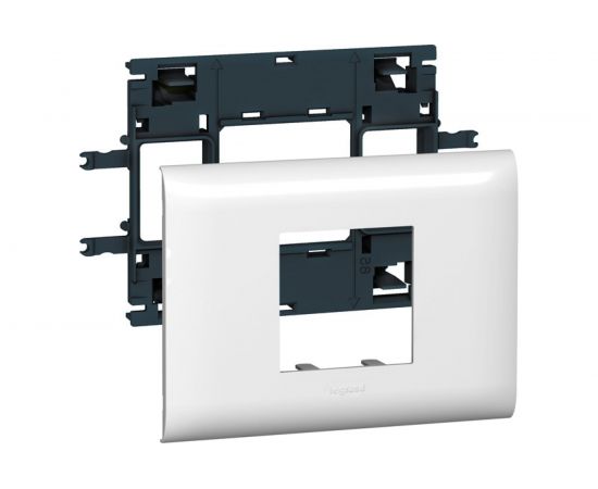 Суппорт Legrand Mosaic - для кабель-каналов DLP с шириной крышки 85 мм - 2 модуля 010992 