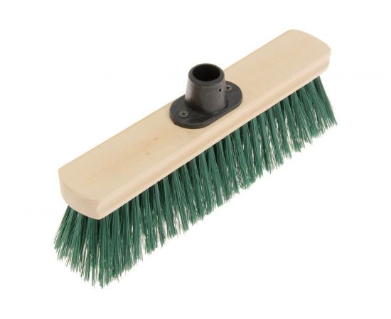 Тротуарная щетка РемоКолор на деревянной колодке 5-ти рядная, без черенка, с резьбой, 275x45 мм 60-0-031 