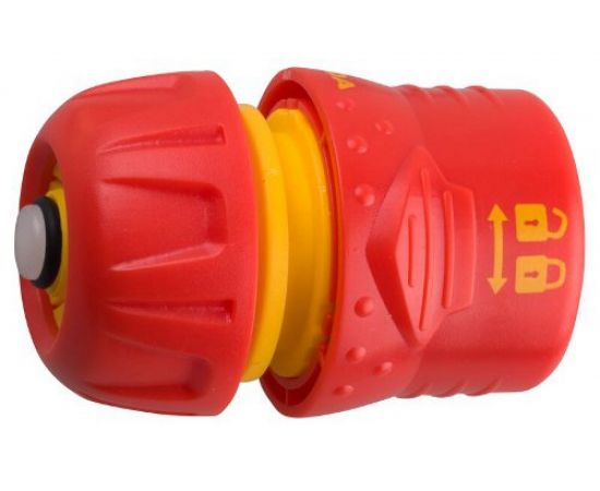 Соединитель пластмассовый 3/4" c автостопом и запирающим механизмом Grinda 8-426332 