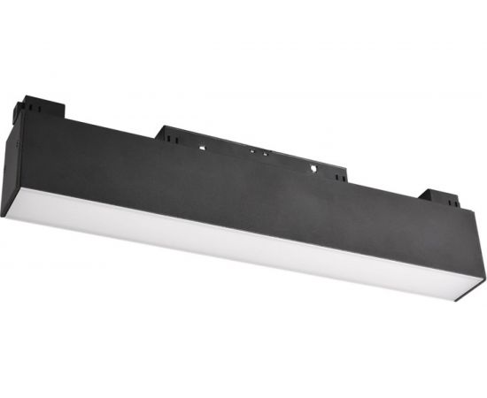 Трековый светодиодный магнитный светильник Wolta, 12Вт, 4000К, 48В, IP40, черный WMLS-12W/05B 