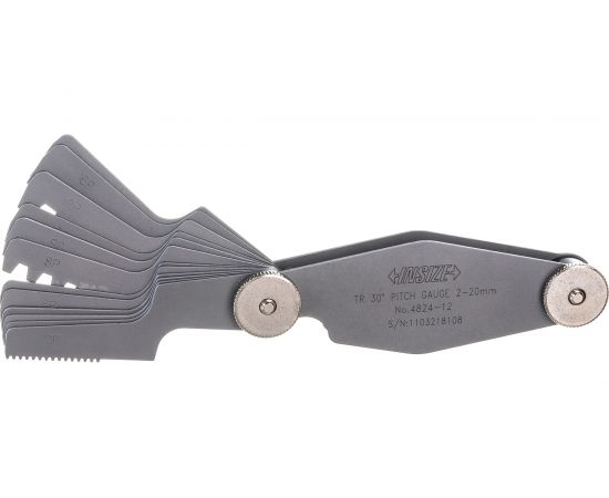 Резьбовой шаблон INSIZE Tr 30 2-20 мм погрешность ±0.07мм 4824-12 