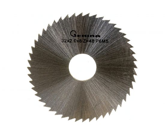 Фреза дисковая (32х2х8 мм; тип 1; м.з=48; Р6М5) Sekira 32386 