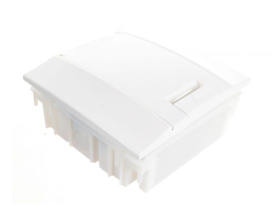 Бокс в нишу ABB Mistral41 8М непрозрачная дверь, c клемм, белый 1SLM004101A1102 