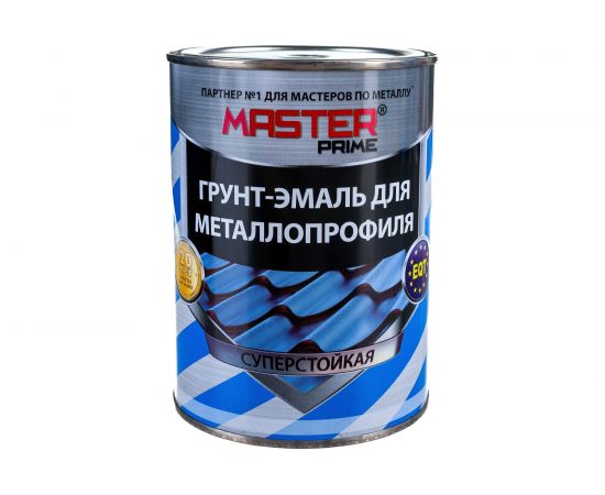 Грунт-эмаль для металлопрофиля MASTER PRIME RAL 7024 графитовый серый, 0.9 кг 4300008849 