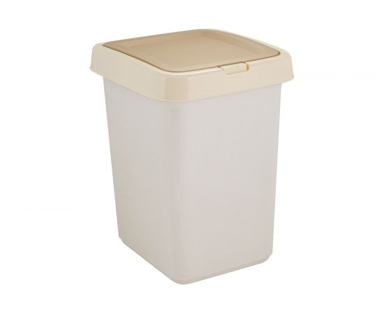 Контейнер для мусора Svip Квадра с крышкой Push to Open, 25 л, кофейный SV4143КФ 