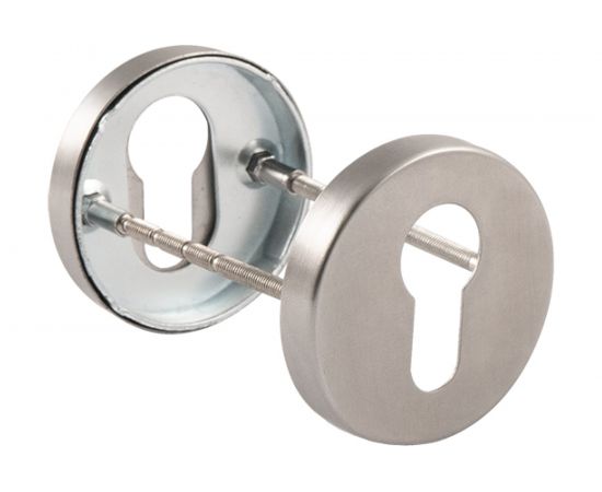 Накладка ПП под цилиндр для противопожарных дверей НОРА-М, нержавеющая сталь 18500 