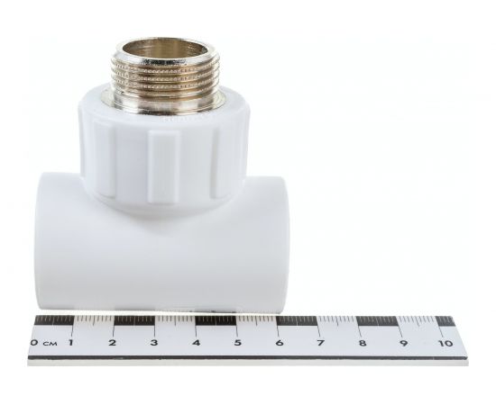 Тройник с наружной резьбой Политэк ПП 25x3/4 9510002534 – изображение 2