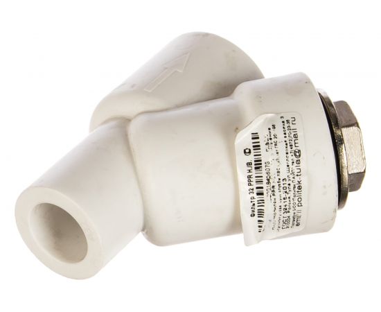 Фильтр Политэк соединение муфта-штуцер ПП d=32 9100313201 – изображение 2