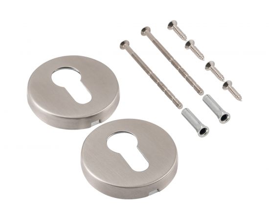 Накладка ПП под цилиндр для противопожарных дверей НОРА-М, нержавеющая сталь 18500 – изображение 2