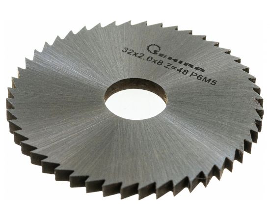 Фреза дисковая (32х2х8 мм; тип 1; м.з=48; Р6М5) Sekira 32386 – изображение 2