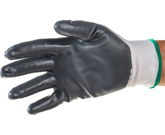 Нейлоновые перчатки с нитриловым покрытием S. GLOVES VEZER ECO размер 08 31615-08 – изображение 2