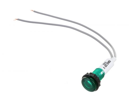 Сигнальная арматура Emas 10мм зеленая с неоновой лампой S100NY – изображение 2