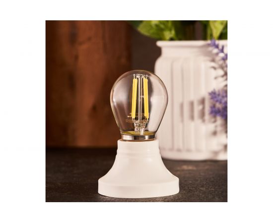 Филаментная лампа REXANT Шарик GL45 7.5 Вт 4000K E27 604-124 – изображение 2