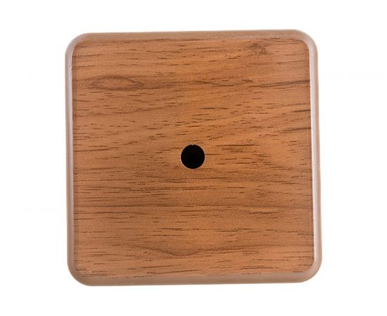 Распаячная коробка IEK КМ для о/п 75x75x28мм дуб UKO10-075-075-028-K24-E – изображение 2