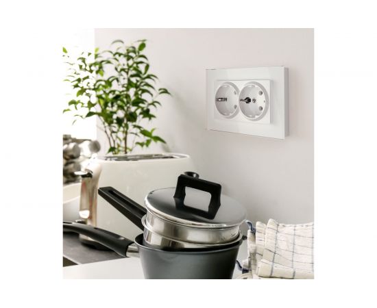 Рамка для двойной розетки Werkel W0081101 a051191 – изображение 2