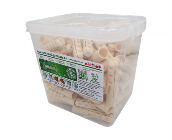 Нейлоновый дюбель Партнер PR 12x60 100шт 827082 – изображение 2