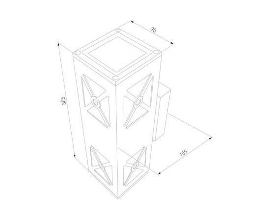 Садово-парковый светильник Elektrostandard 1405 TECHNO черный a041976 – изображение 4
