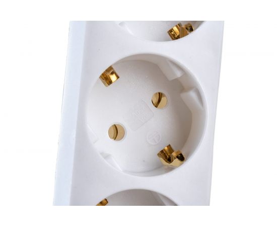 Сетевой фильтр ExeGate SP-3-5W 3евро с заземлением 5м защита от перегрузки выключатель с подсветкой белый 221184 – изображение 4