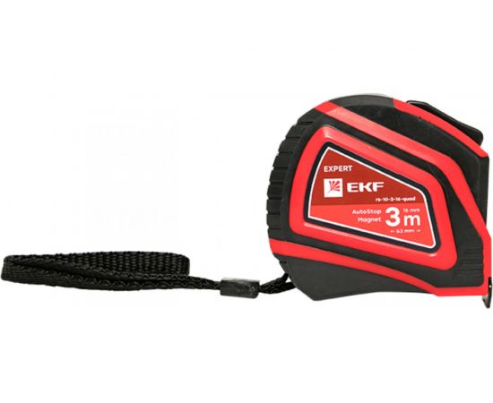 Измерительная рулетка EKF РС-10 3 м х 16 мм rs-10-3-16-quad – изображение 4