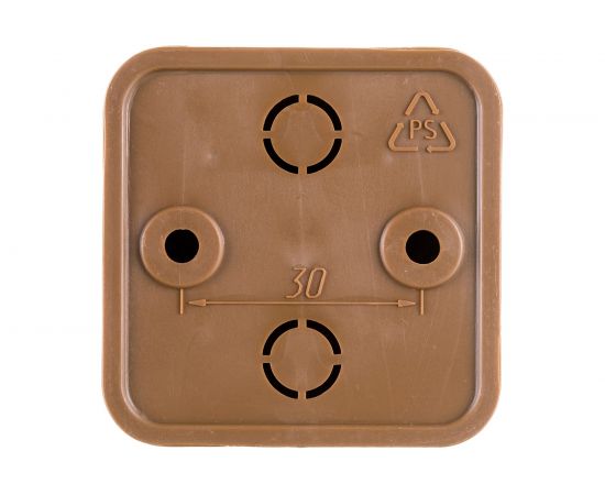 Распаячная коробка IEK КМ41205-05 для о/п 50x50x20мм дуб UKO10-050-050-020-K24-E – изображение 4