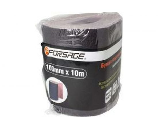 Бумага наждачная на тканевой основе (100 мм; 10 м; в рулоне; P100) Forsage F-FB4100C 50880 – изображение 4
