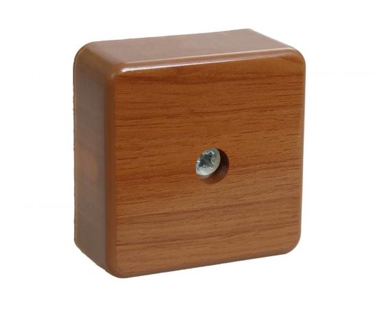 Распаячная коробка IEK КМ41205-05 для о/п 50x50x20мм дуб UKO10-050-050-020-K24-E – изображение 5